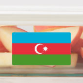 アゼルバイジャン国旗を持つ愛国的ラベル ラベル (貼付)