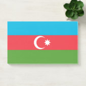 アゼルバイジャン国旗を掲げたメモ ポストイット (オフィス)