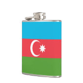 アゼルバイジャン国旗を掲げた愛国的なフラスコ フラスク (左)