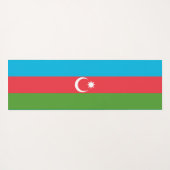 アゼルバイジャン国旗を掲げた愛国的なヨガマット ヨガマット (裏面(横))