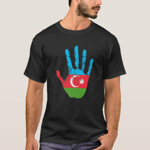 アゼルバイジャン国旗ヴィンテージハンドバクアゼルバイジャン Tシャツ