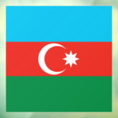 アゼルバイジャン国旗 ウィンドウサイン (シート3)