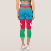 アゼルバイジャン国旗 カプリレギンス (裏面)