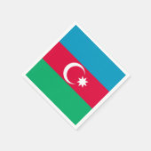アゼルバイジャン国旗 スタンダードカクテルナプキン (角)