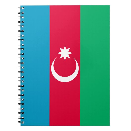 アゼルバイジャン国旗 ノートブック (正面)