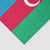 アゼルバイジャン国旗 薄葉紙 (詳細)