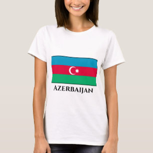 アゼルバイジャン国旗 Tシャツ
