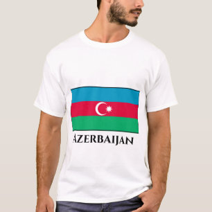 アゼルバイジャン国旗 Tシャツ