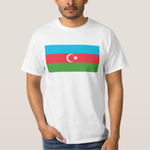 アゼルバイジャン国旗 Tシャツ