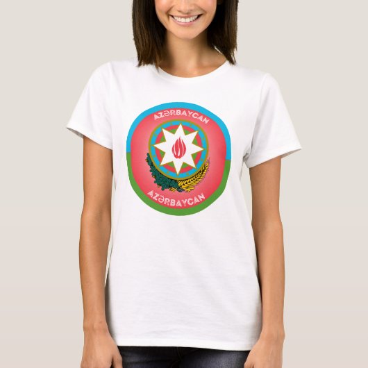 アゼルバイジャン国章 Tシャツ (正面)