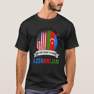 アゼルバイジャン系アメリカ人の愛国者ハートはアゼルバイ出身 Tシャツ