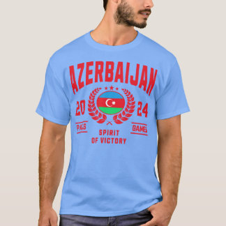 アゼルバイジャン2024スポーツ恋人 Tシャツ