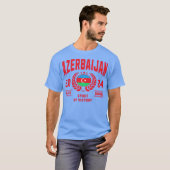 アゼルバイジャン2024スポーツ恋人 Tシャツ (正面フル)