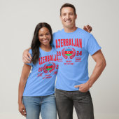 アゼルバイジャン2024スポーツ恋人 Tシャツ (ユニセックス)