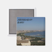 アゼルバイジャン、バクマグネット マグネット (正面/裏面)