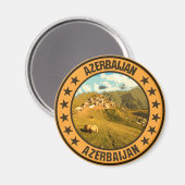 アゼルバイジャン マグネット (正面/裏面)