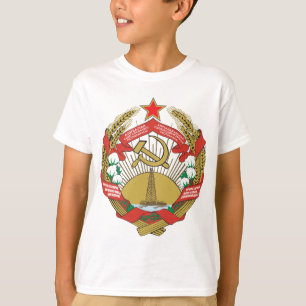 アゼルバイジャンSSRの紋章付き外衣 Tシャツ