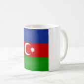 アゼルバカッコいいイジャン国旗 コーヒーマグカップ (正面右)