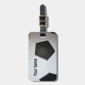 アソシエーションフットボールのサッカーのバッグのラベル ラゲッジタグ (正面縦)