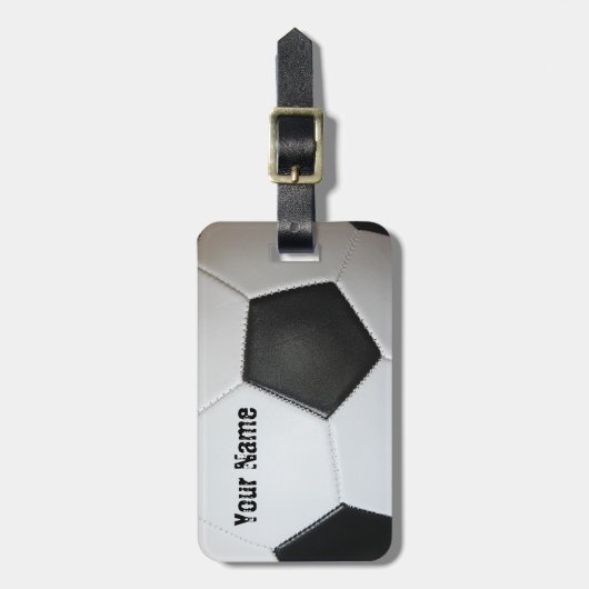 アソシエーションフットボールのサッカーのバッグのラベル ラゲッジタグ (正面縦)