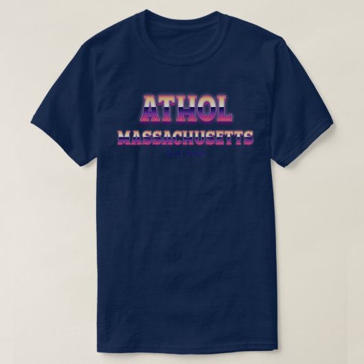 アソルマサチューセッツ Tシャツ (デザイン正面)