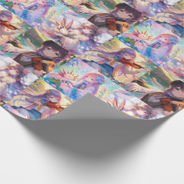 アソロテルズ遊アヴァイオリンのアニメガール ラッピングペーパー