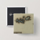 アゾア諸島アトラス地図 缶バッジ (正面&裏面)