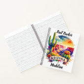 アゾカラフルナのグランドキャニオンに沈む夕日 ノートブック (内部)