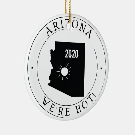 アゾパーソナライズされたナオーナメント セラミックオーナメント (右)