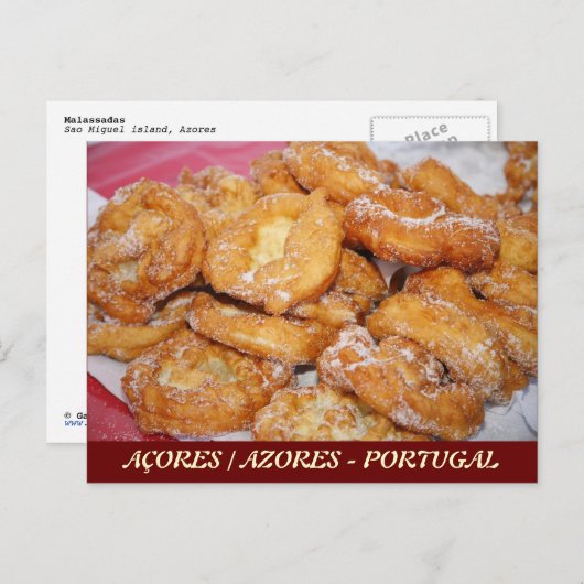 アゾレアンマラサダ ポストカード (正面/裏面)