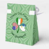 アゾレア系アイリッシュアメリカンシャムロック国旗 フェイバーボックス (裏面サイド)