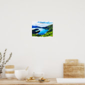 アゾレカラフルス大西洋諸島水彩色 ポスター (キッチン)