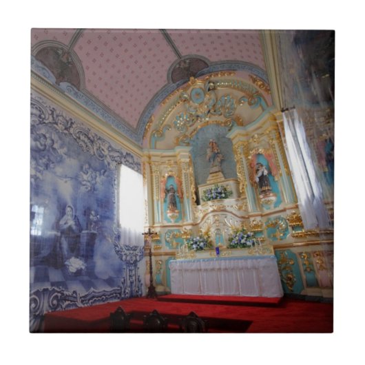 アゾレスのチャペル タイル (正面)