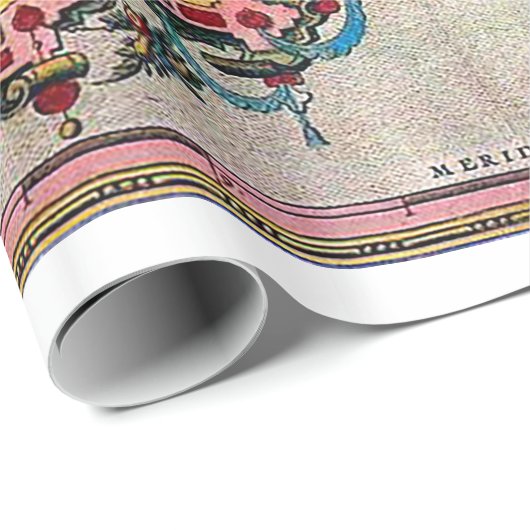 アゾレスの古い地図-調査を航海するヴィンテージ ラッピングペーパー (ロールコーナー)