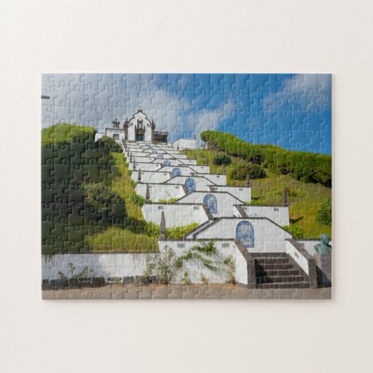 アゾレスの島のチャペル ジグソーパズル (横)