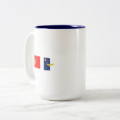 アゾレスの島のマグ ツートーンマグカップ (正面左)