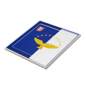 アゾレスの島の旗 タイル (側面)