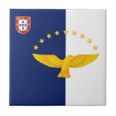 アゾレスの島の旗 タイル (正面)