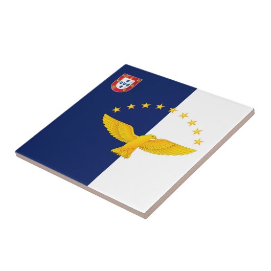 アゾレスの島の旗 タイル (側面)