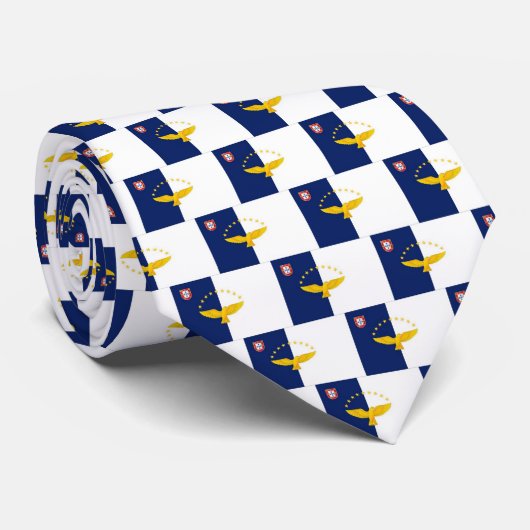 アゾレスの島の旗 ネクタイ (ロール)