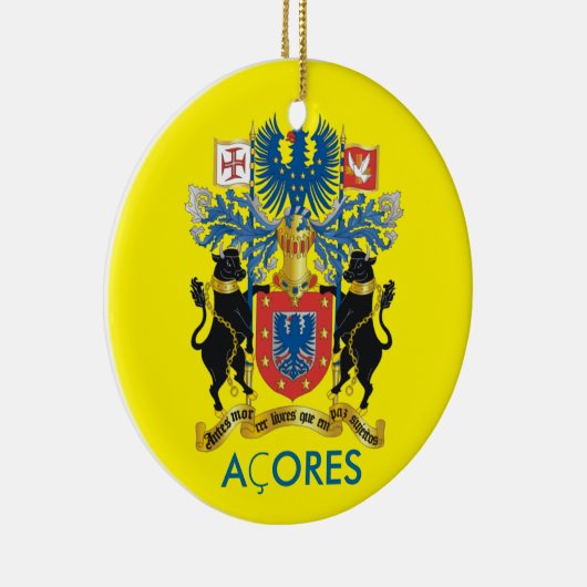 アゾレスの旗のクリスマスのオーナメント セラミックオーナメント (右)