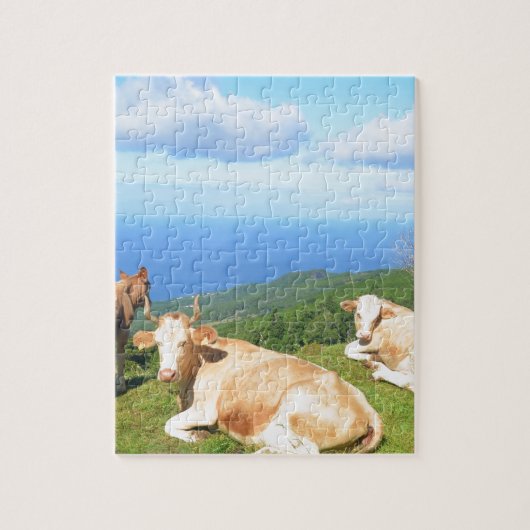 アゾレスの牛 ジグソーパズル (縦)