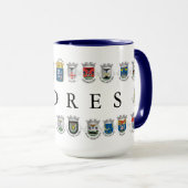 アゾレスの町のコートはマグを武装させます マグカップ (正面右)