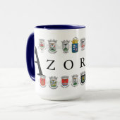 アゾレスの町のコートはマグを武装させます マグカップ (正面左)