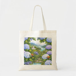 アゾレスの紫陽花島の風景 トートバッグ