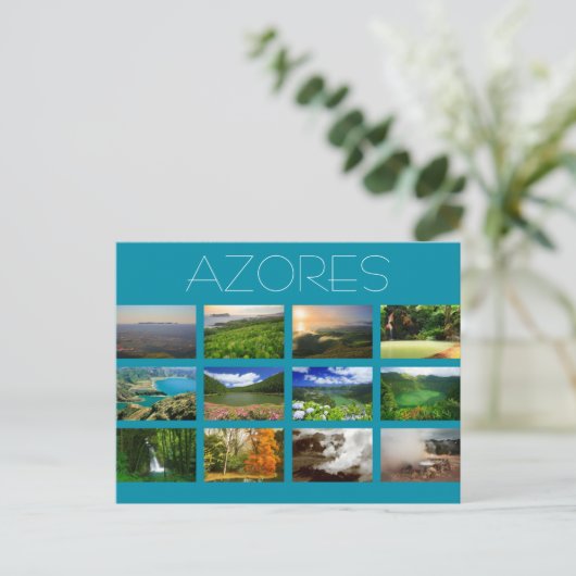 アゾレスの風景 ポストカード (スタンド正面)