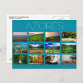 アゾレスの風景 ポストカード (正面/裏面)