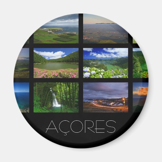 アゾレスの風景 マグネット (正面)