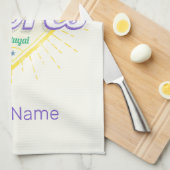 アゾレスアジランゲアフラワーアイランドポルトガルヴィンテージ キッチンタオル (四つ折り)