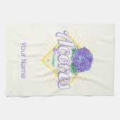 アゾレスアジランゲアフラワーアイランドポルトガルヴィンテージ キッチンタオル (横)